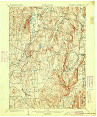 Millbrook New York Historical topographic map, 1:62500 scale, 15 X 15 Minute, Year 1902