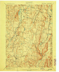 Millbrook New York Historical topographic map, 1:62500 scale, 15 X 15 Minute, Year 1902