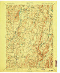 Millbrook New York Historical topographic map, 1:62500 scale, 15 X 15 Minute, Year 1902