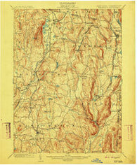 Millbrook New York Historical topographic map, 1:62500 scale, 15 X 15 Minute, Year 1902