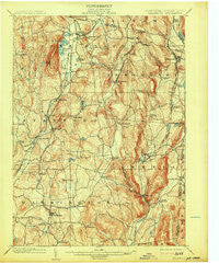 Millbrook New York Historical topographic map, 1:62500 scale, 15 X 15 Minute, Year 1902