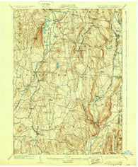 Millbrook New York Historical topographic map, 1:62500 scale, 15 X 15 Minute, Year 1902