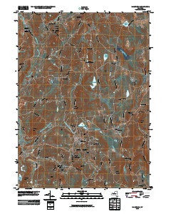 Millbrook New York Historical topographic map, 1:24000 scale, 7.5 X 7.5 Minute, Year 2010