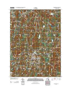 Millbrook New York Historical topographic map, 1:24000 scale, 7.5 X 7.5 Minute, Year 2013