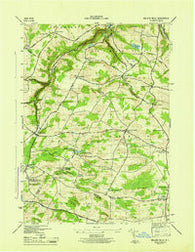 Millers Mills New York Historical topographic map, 1:31680 scale, 7.5 X 7.5 Minute, Year 1945