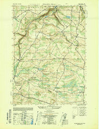 Millers Mills New York Historical topographic map, 1:25000 scale, 7.5 X 7.5 Minute, Year 1949