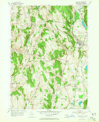 Millerton New York Historical topographic map, 1:24000 scale, 7.5 X 7.5 Minute, Year 1955