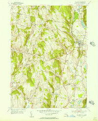 Millerton New York Historical topographic map, 1:24000 scale, 7.5 X 7.5 Minute, Year 1955