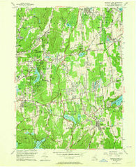Mohegan Lake New York Historical topographic map, 1:24000 scale, 7.5 X 7.5 Minute, Year 1956