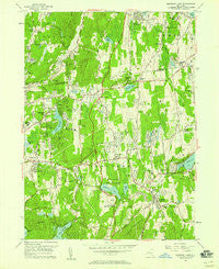 Mohegan Lake New York Historical topographic map, 1:24000 scale, 7.5 X 7.5 Minute, Year 1956