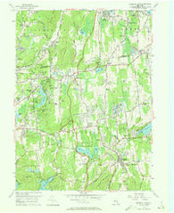 Mohegan Lake New York Historical topographic map, 1:24000 scale, 7.5 X 7.5 Minute, Year 1956