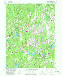 Mohegan Lake New York Historical topographic map, 1:24000 scale, 7.5 X 7.5 Minute, Year 1956