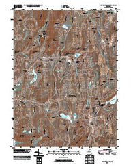 Mohegan Lake New York Historical topographic map, 1:24000 scale, 7.5 X 7.5 Minute, Year 2010