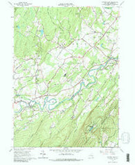 Mohonk Lake New York Historical topographic map, 1:24000 scale, 7.5 X 7.5 Minute, Year 1964