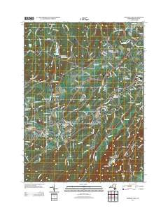 Mohonk Lake New York Historical topographic map, 1:24000 scale, 7.5 X 7.5 Minute, Year 2013