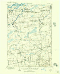 Moira New York Historical topographic map, 1:62500 scale, 15 X 15 Minute, Year 1915