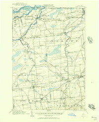 Moira New York Historical topographic map, 1:62500 scale, 15 X 15 Minute, Year 1915