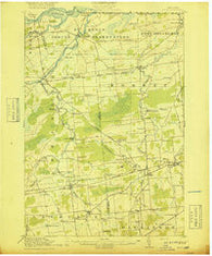 Moira New York Historical topographic map, 1:62500 scale, 15 X 15 Minute, Year 1917