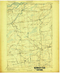 Moira New York Historical topographic map, 1:62500 scale, 15 X 15 Minute, Year 1917