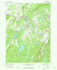 Monroe New York Historical topographic map, 1:24000 scale, 7.5 X 7.5 Minute, Year 1957