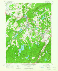 Monroe New York Historical topographic map, 1:24000 scale, 7.5 X 7.5 Minute, Year 1957