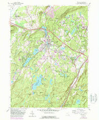Monroe New York Historical topographic map, 1:24000 scale, 7.5 X 7.5 Minute, Year 1957