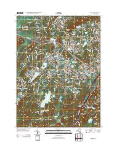 Monroe New York Historical topographic map, 1:24000 scale, 7.5 X 7.5 Minute, Year 2013
