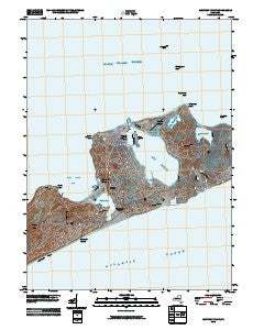 Montauk Point New York Historical topographic map, 1:24000 scale, 7.5 X 7.5 Minute, Year 2010