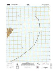 Montauk Point OE E New York Current topographic map, 1:24000 scale, 7.5 X 7.5 Minute, Year 2016