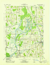 Montezuma New York Historical topographic map, 1:31680 scale, 7.5 X 7.5 Minute, Year 1943