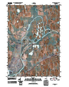 Montezuma New York Historical topographic map, 1:24000 scale, 7.5 X 7.5 Minute, Year 2010