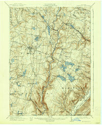 Monticello New York Historical topographic map, 1:62500 scale, 15 X 15 Minute, Year 1911