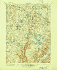 Monticello New York Historical topographic map, 1:62500 scale, 15 X 15 Minute, Year 1911