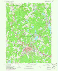 Monticello New York Historical topographic map, 1:24000 scale, 7.5 X 7.5 Minute, Year 1966