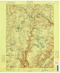Monticello New York Historical topographic map, 1:62500 scale, 15 X 15 Minute, Year 1911