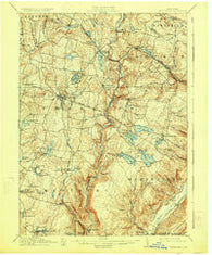 Monticello New York Historical topographic map, 1:62500 scale, 15 X 15 Minute, Year 1911