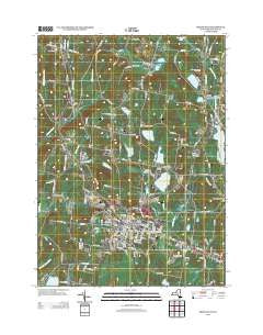 Monticello New York Historical topographic map, 1:24000 scale, 7.5 X 7.5 Minute, Year 2013