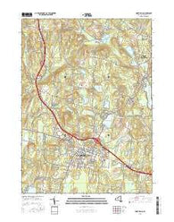 Monticello New York Current topographic map, 1:24000 scale, 7.5 X 7.5 Minute, Year 2016