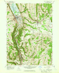 Montour Falls New York Historical topographic map, 1:24000 scale, 7.5 X 7.5 Minute, Year 1950
