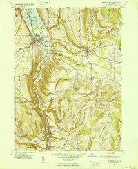 Montour Falls New York Historical topographic map, 1:24000 scale, 7.5 X 7.5 Minute, Year 1950