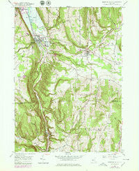 Montour Falls New York Historical topographic map, 1:24000 scale, 7.5 X 7.5 Minute, Year 1950