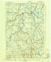 Mooers New York Historical topographic map, 1:62500 scale, 15 X 15 Minute, Year 1899