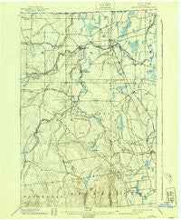 Mooers New York Historical topographic map, 1:62500 scale, 15 X 15 Minute, Year 1899