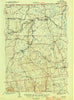 Mooers New York Historical topographic map, 1:62500 scale, 15 X 15 Minute, Year 1943