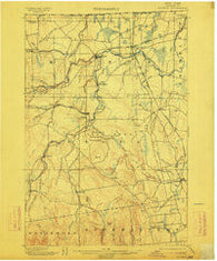 Mooers New York Historical topographic map, 1:62500 scale, 15 X 15 Minute, Year 1899