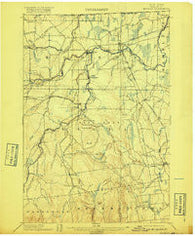 Mooers New York Historical topographic map, 1:62500 scale, 15 X 15 Minute, Year 1899