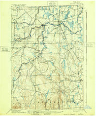 Mooers New York Historical topographic map, 1:62500 scale, 15 X 15 Minute, Year 1899
