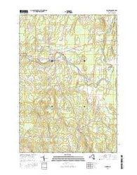 Mooers New York Current topographic map, 1:24000 scale, 7.5 X 7.5 Minute, Year 2016