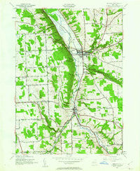 Moravia New York Historical topographic map, 1:24000 scale, 7.5 X 7.5 Minute, Year 1943