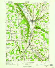 Moravia New York Historical topographic map, 1:24000 scale, 7.5 X 7.5 Minute, Year 1943